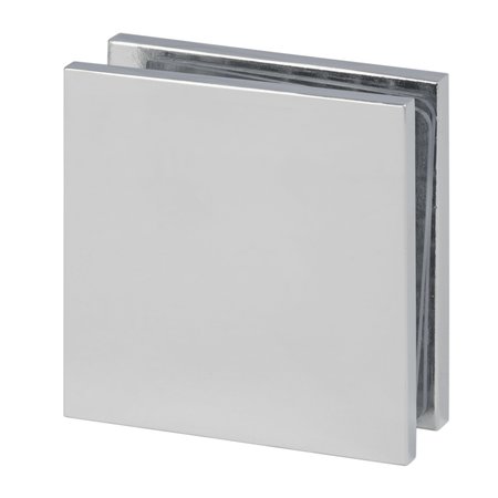 SURE-LOC HARDWARE Sure-Loc Hardware Shower Glass Clamp, 2x2, Square, Polished Chrome SHR-C2 26